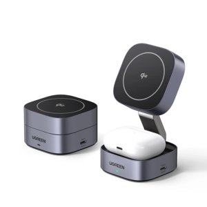UGREEN MagFlow Qi2 Magnetic Wireless Charger — 15W Magnetic Wireless Qi Charger