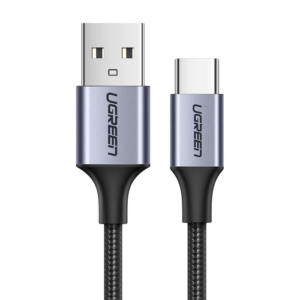 UGREEN USB-C Quick Charge 3.0 Cable – Nickel Plated with Aluminum Plug